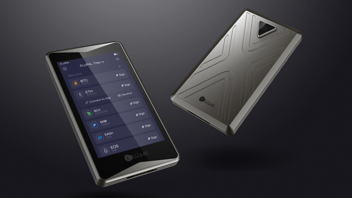 ELLIPAL Titan crypto cold hardware wallet review airgapped