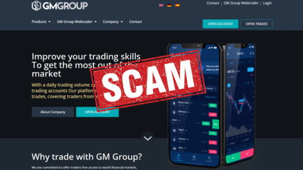 GMGroup Pro crypto scam fake exchange