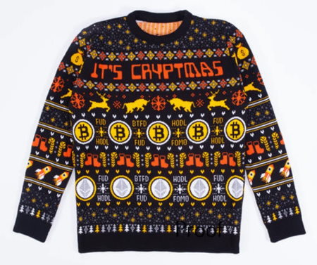 Bitcoin Christmas jumper