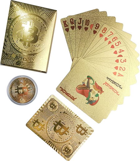 Bitcoin playing cards