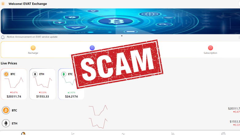 EVAT Exchange crypto scam