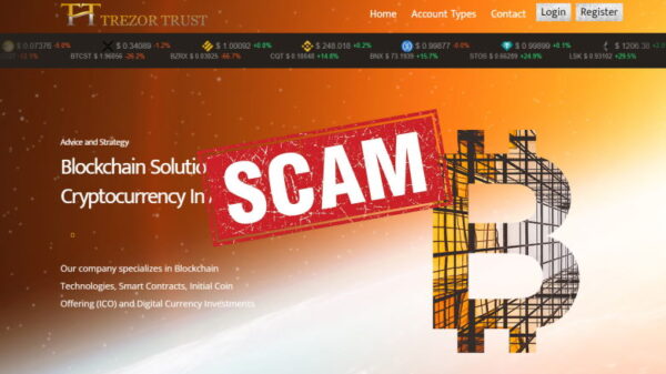 Trezor Trust crypto scam