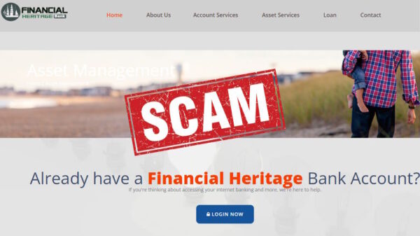 Financial Heritage Bank crypto scam