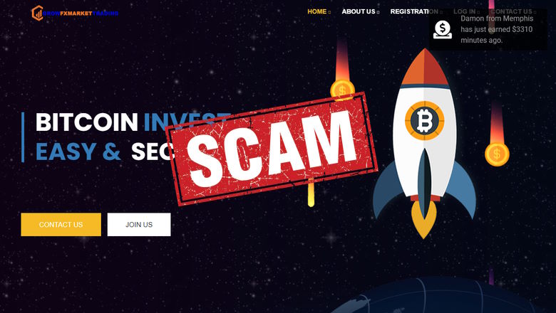 Grow FX Market Trading crypto scam
