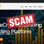 Safe Crypto BTC Mining scam page header.