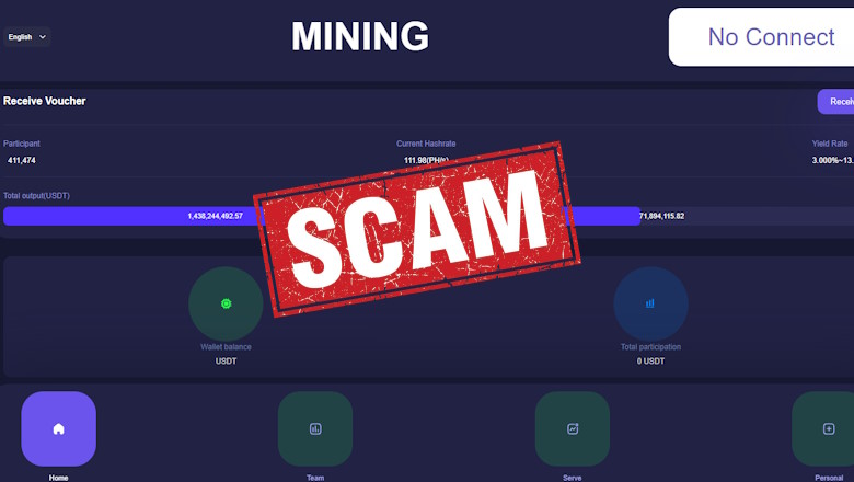 Bep20-Mining scam home page