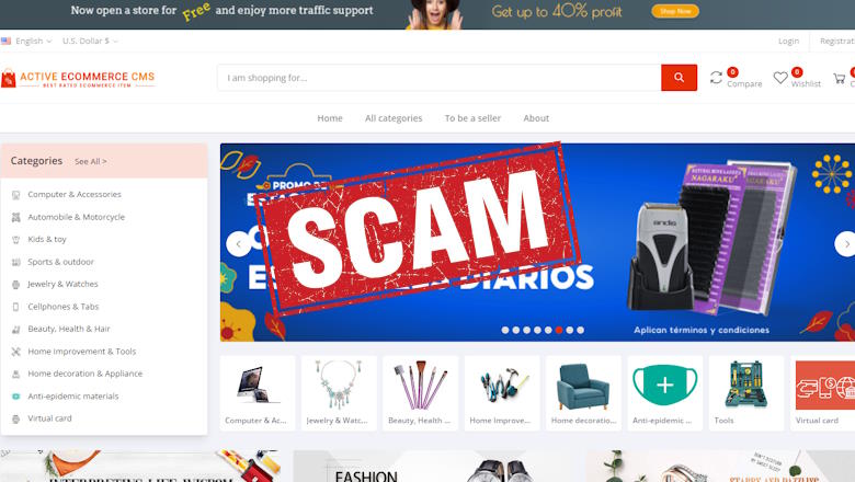 Depop-eu crypto ecommerce scam