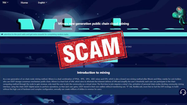 Deficloud166 USDT mining pool scam