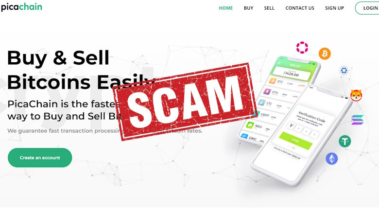 Picachain scam crypto trading platform