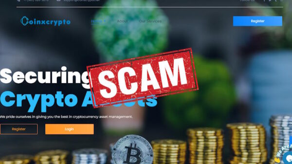 Coinxcrypto scam investing platform