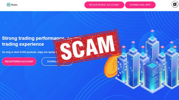 Nutex crypto scam platform