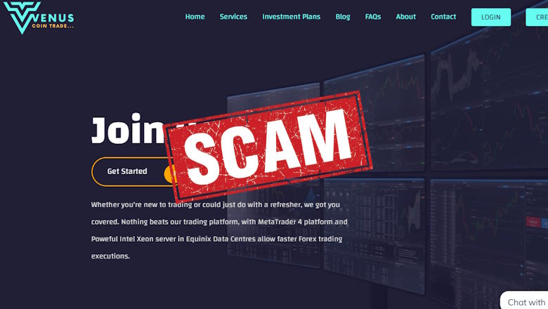 Venus Coin Trade scam crypto platform