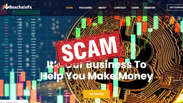 BoxchainFx scam crypto trading platform