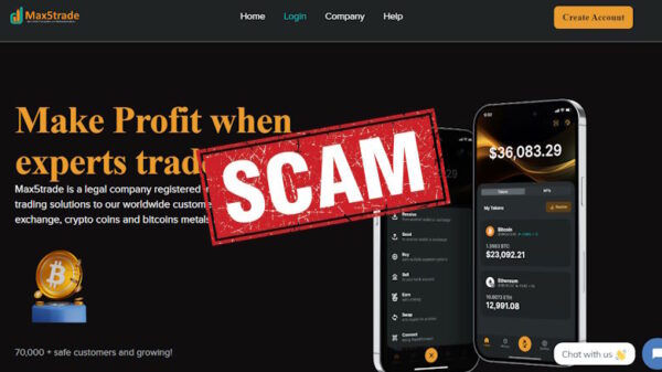 Max5trade scam crypto platform