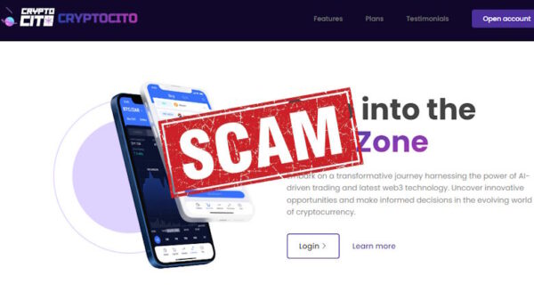 Cryptocito Net scam crypto trading platform
