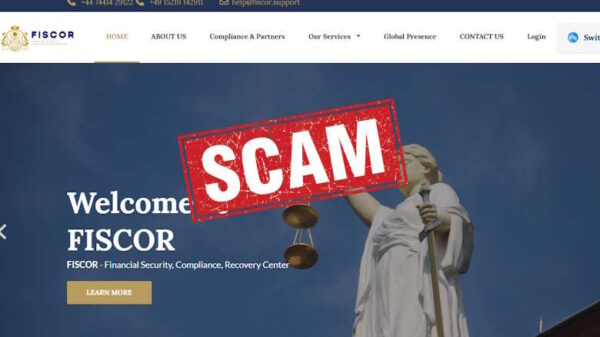 Fiscor crypto recovery scam